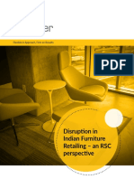 Disruption in Indian Furniture Retailing - An RSC Perspective