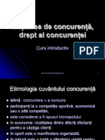 Curs Dreptul Concurentei PDF