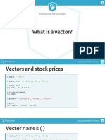Introduction To R For Finance: What Is A Vector?