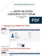 Creación de Correo Corporativo UCV Virtual