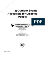 Making Outdoor Events Accessible