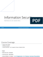 Information Security Information Security: Prepared By: Dr. Reema Patel