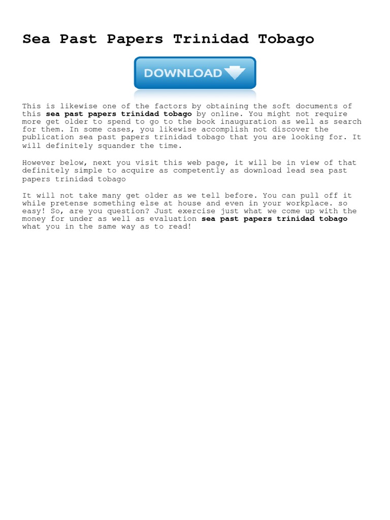 Sea creative writing past papers picture