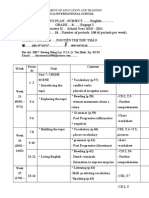 District 5 Education Teaching Plan for English Grade 8