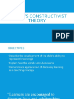 Bruner's Constructivist Theory