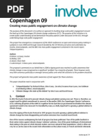 Copenhagen 09: Creating Mass Public Engagement On Climate Change