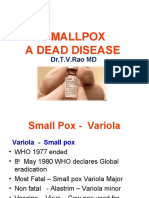 Smallpox A Dead Disease: Dr.T.V.Rao MD