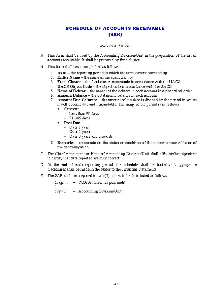 Appendix 55 - Instructions - SAR | PDF