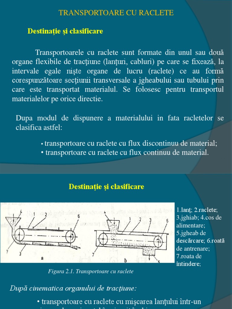 Transportoare Cu Raclete | PDF
