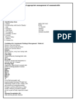 Activity 6: Identification and Appropriate Management of Communicable Diseases