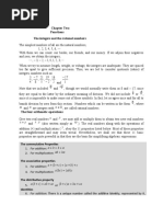 Maths Handout Chapter Two