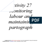 Activity 27 Monitoring Labour and Maintaining Partograph: Fathima.S