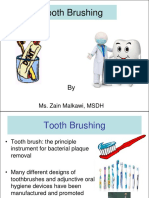 Tooth Brushing: Ms. Zain Malkawi, MSDH