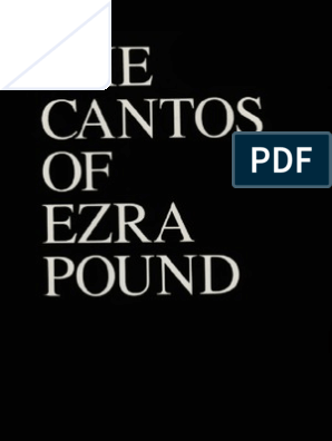 Cantos of Ezra Pound, PDF