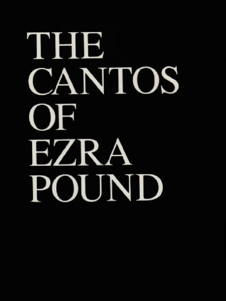Cantos of Ezra Pound, PDF