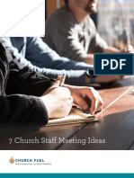 7 Church Staff MTG Ideas PDF