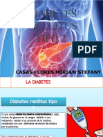 Diabetes Mellitus Tipo 2: Casas Flores Miriam Stefany