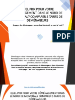 Comment Trouver Le Bon Prix Pour Un Déménagement Dans Le Nord de Montréal? Comparez Rapidement 5 Tarifs de Déménageurs