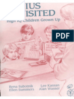 Rena Subotnik, Lee Kassan, Ellen Summers, Alan Wasser - Genius Revisited - High IQ Children Grown Up-Ablex Publishing Corporation (1993)