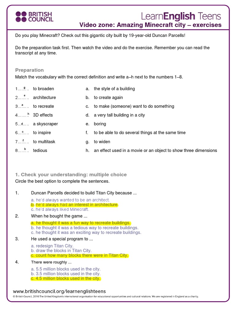 Minecraft City Pdf Cognitive Science Psychology