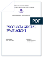 Psicologia General Evaluacion I