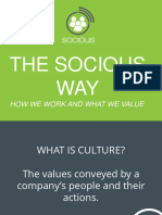 The Socious WAY: How We Work and What We Value