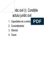 9 Conditiile Actului Juridic Civil