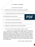 Ficha de trabalho Exame 12 Gram. 5 ( Semântica - (valor aspetual), com correção. (1)