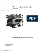KG390 Engine Service Manual: The Coast Distribution System, Ver. 2, October 1, 2007