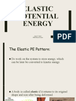 Elastic Potential Energy: Grace G. Galoso BSED Physical Science