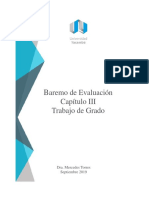 Baremo para Evaluar Capitulo 3 PDF