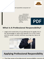 Professional Responsibility Management and Ethics: Team:5