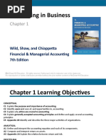 Accounting in Business: Wild, Shaw, and Chiappetta Financial & Managerial Accounting 7th Edition