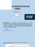 Módulo Instructivo Vídeo Con Screencastify