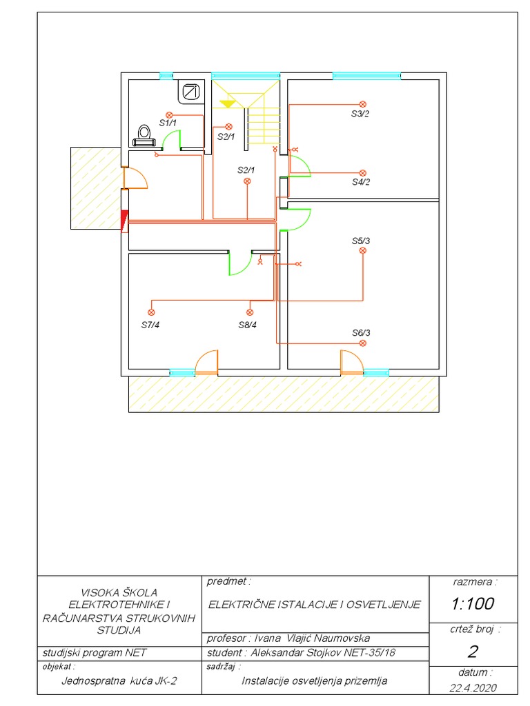 Sema Osvetljenja SPRAT | PDF