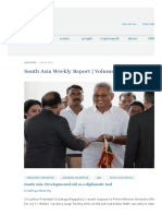 South Asia Weekly Report - Volume XIII 22 - ORF