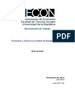 evolucion y crisis en modelo de equilibrio general