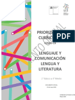 Priorización Curricular Lenguaje y Comunicación, Lengua y Literatura.pdf