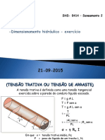 Aula6 - 21-09-2015 - Exercício de Dimensionamento de Rede Coletaora de Esgoto