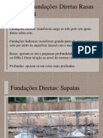 AULA 2B - FUNDAÇÕES DIRETAS RASAS