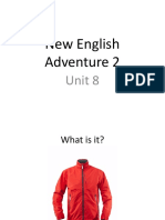 New English Adventure 2, Unit 8, Clothes Flashcards
