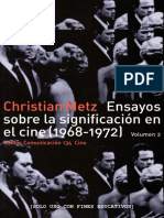 Metz Christian - Ensayos Sobre La Significacion En El Cine 2.pdf