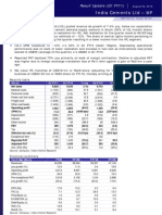 LS India Cements Q1FY11