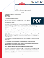 End User License Agreement Eula: Art. 1 Subject Matter