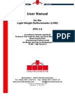 User Manual: For The Light Weight Deflectometer (LWD) ZFG 3.0
