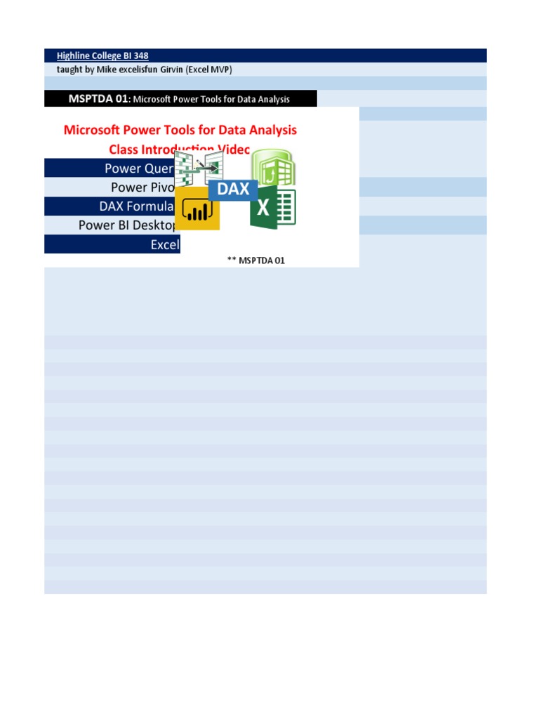 Power BI Example | PDF | Microsoft Excel | Data Model