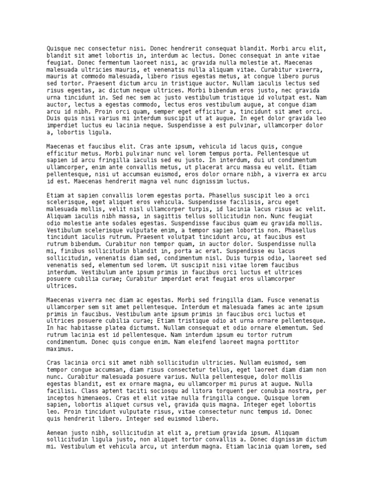 50 Paragraphs of Lorem Ipsum 21-30 | PDF