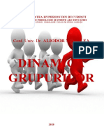 Dinamica Grupurilor dr. Aliodor Manolea CURSURI 1-14 Prezi