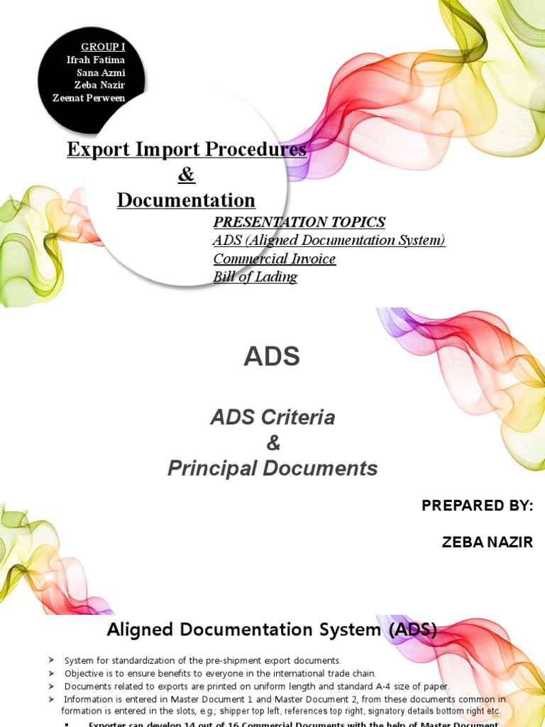 Export Documentation & Procedures | PDF | Bill Of Lading | Cargo