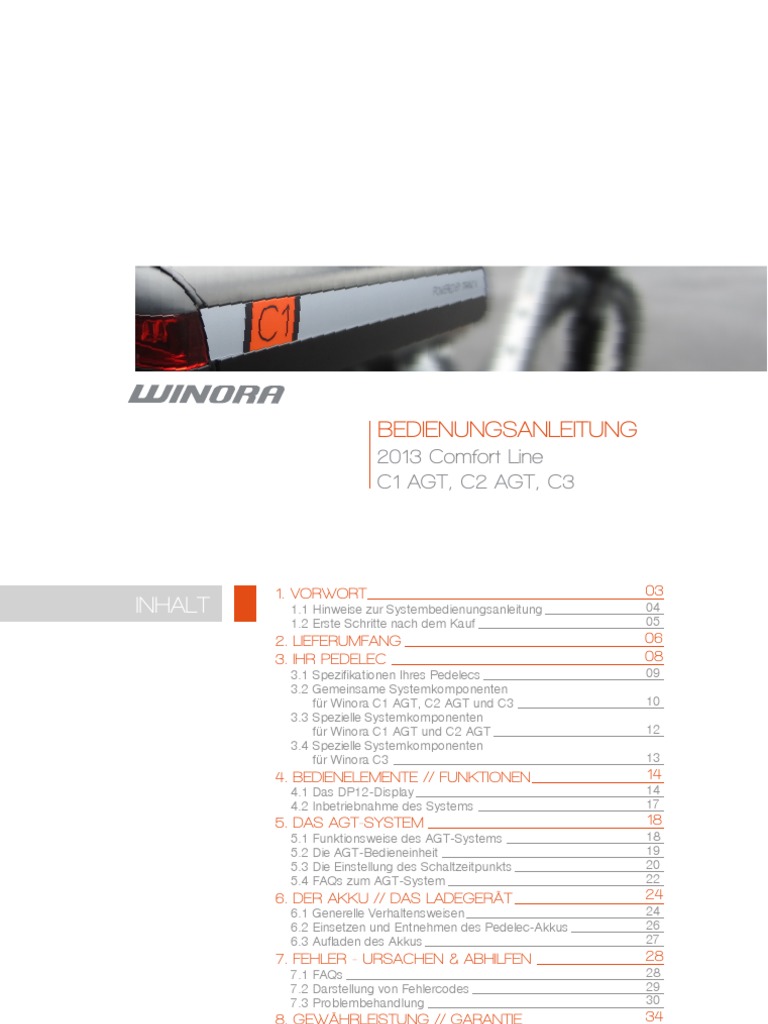 Chargeur Original Winora C1 AGT – TRANZ X 36V 2A – Neuf